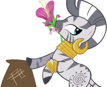 a cartoon character holding a flower in his hand