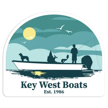 key west boats sticker