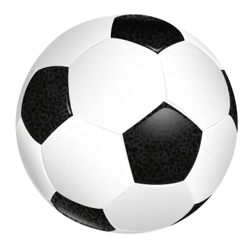 a soccer ball on a white background