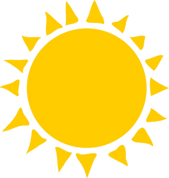 a yellow sun icon