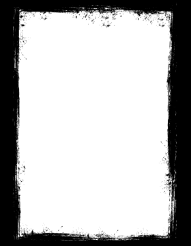 a white square on a black background