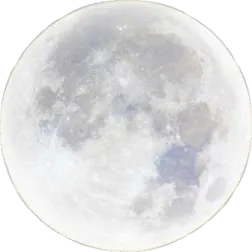 the full moon is shown in this image