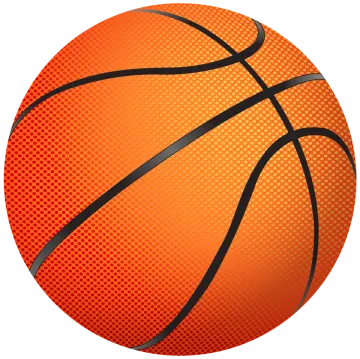 a basketball ball on a white background