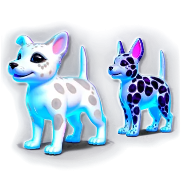 a drawing of a dog and a cat