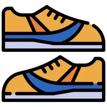 a pair of shoes