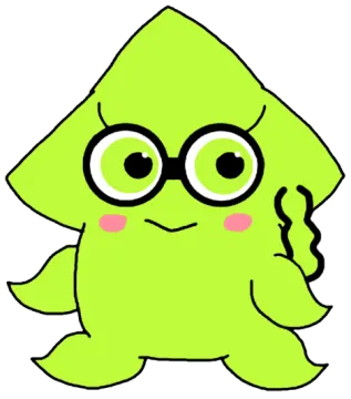 a green monster with big eyes