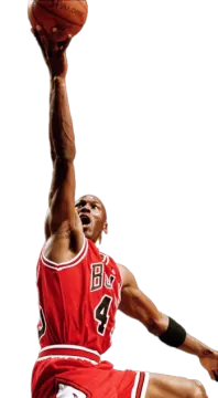 an image of a basketball player duning the ball