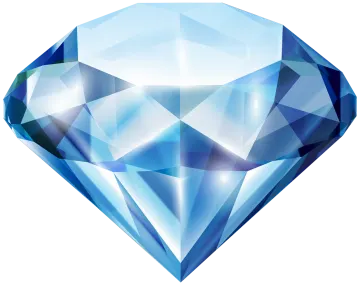 a diamond on a white background