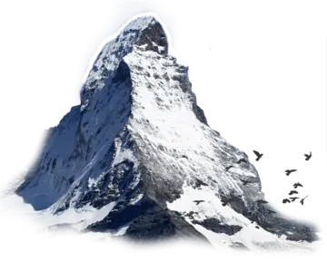 a snow covered mountain