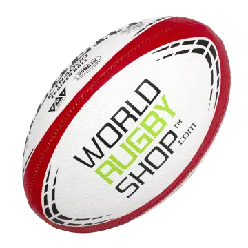 a rugby ball on a white background