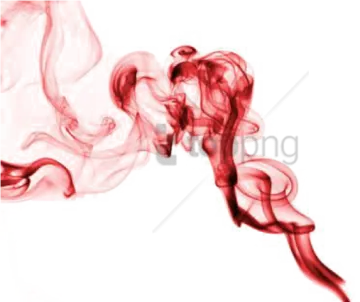 red smoke on a white background