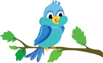 a blue bird sitting on top of a branch