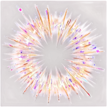 an image of fireworkss in the shape of a circle