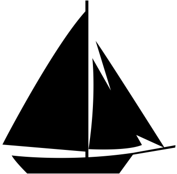 a black and white image of a sail