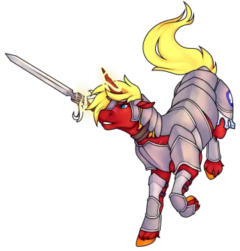 an image of a knight with a sword