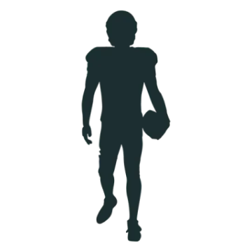 a silhouette of a man holding a basketball ball