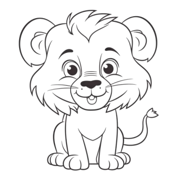 how to draw a lion step by step