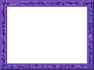 a purple frame on a white background