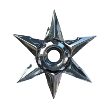 an image of a star shaped metal object