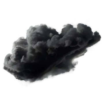 a black cloud of smoke