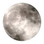 a full moon is shown in this image