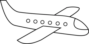 how to draw an airplane