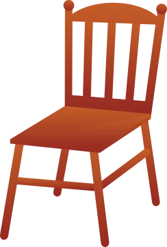 a wooden chair