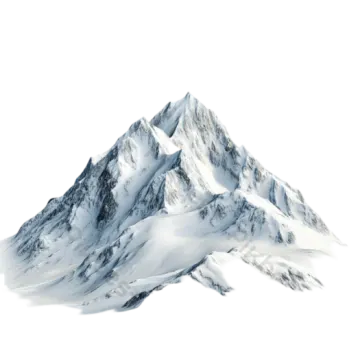 a mountain with snow on it