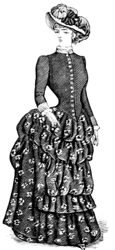a woman in a black dress and hat