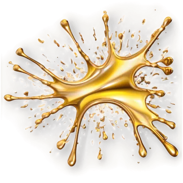 a splash of liquid on a white background