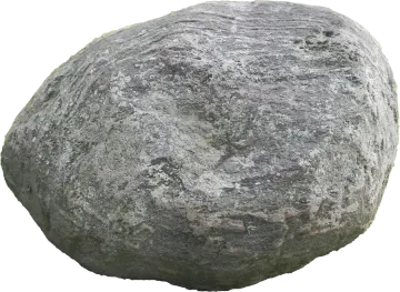 a large rock on a white background