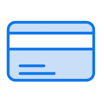 a credit card icon