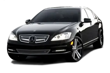 a black mercedes s - class car