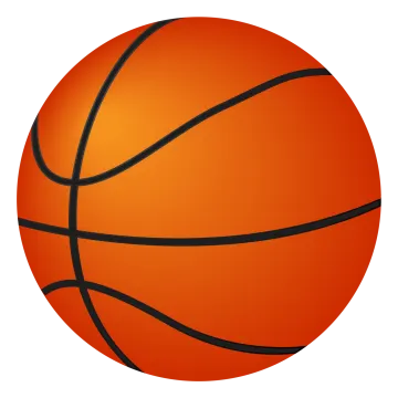 a basketball ball on a white background