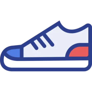 a pair of running shoes