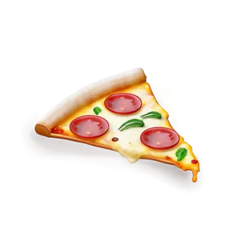 a slice of pizza