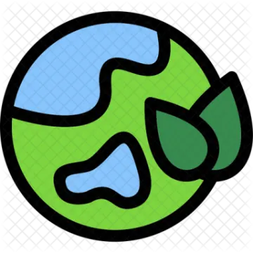 a blue and green earth with leaves on it