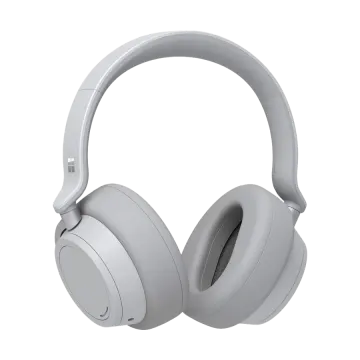 a pair of headphones on a white background