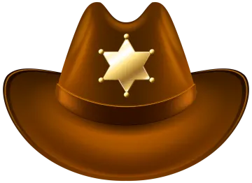 a cowboy hat with a star on it