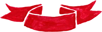 a pair of red leather headbands