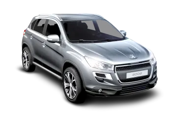 a silver car on a white background