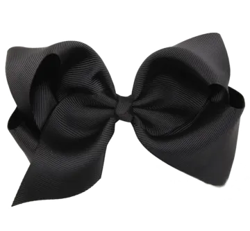 a black bow on a white background