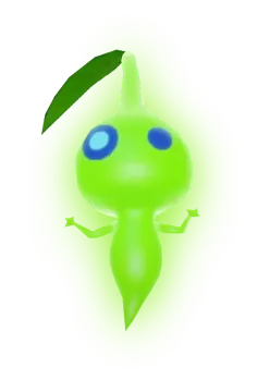 an image of a green pokemon with blue eyes