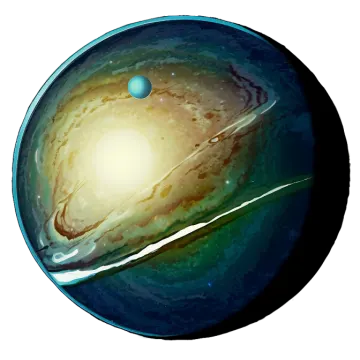 an image of the planet with a white background