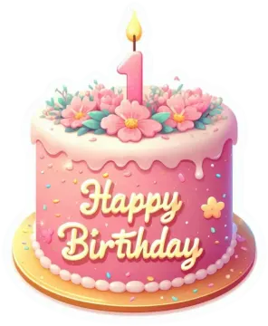 a birthday cake with the words happy birthday on it