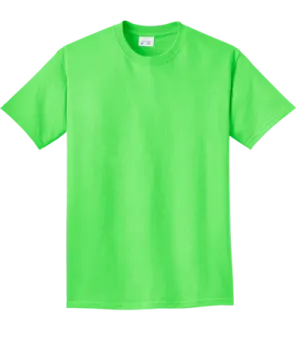 a green t - shirt on a white background