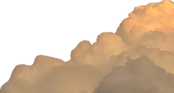a painting of clouds in the sky