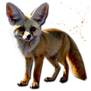 a close up of a fox on a white background