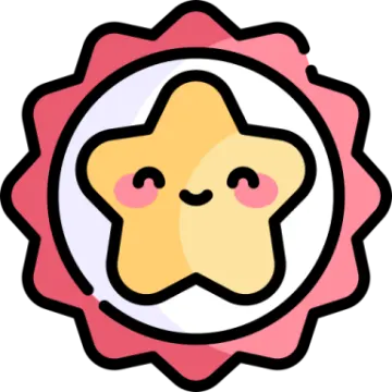 a star in the middle of a flower