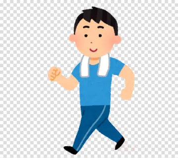 a man in blue shirt running, hd png